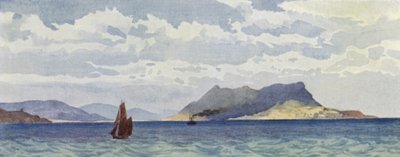 Gibraltar fra Vesten av Alexander Henry Hallam Murray