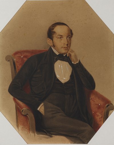 Vasily Petrovich Zubkov 1799-1862, 1846. av Alexander Ivanovich Klünder