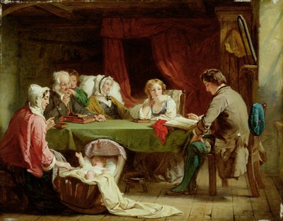 Sabbatsaften (olje på lerret) av Alexander Johnston