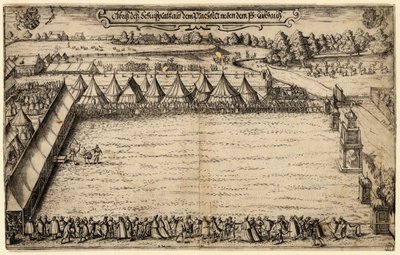 Armbrøstbueskytterne i München, 1599 av Alexander Mair