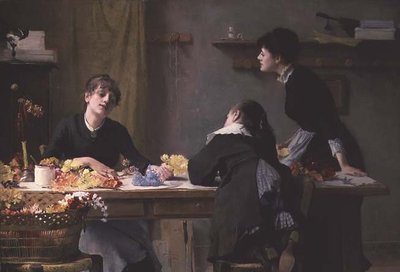 Kunstige blomsterarbeidere av Alexander Mann
