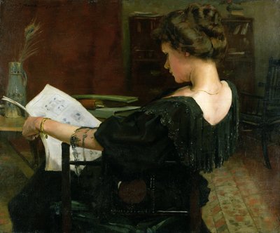 Portrett av Helen Gow av Alexander Mann