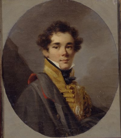 Portrett av grev Vasily Olsufyev 1796-1858, 1813 av Alexander Molinari