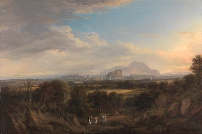 En utsikt over Edinburgh fra vest, 1822 til 1826. av Alexander Nasmyth