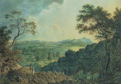 Utsikt over Edinburgh fra Corstorphine Hill av Alexander Nasmyth