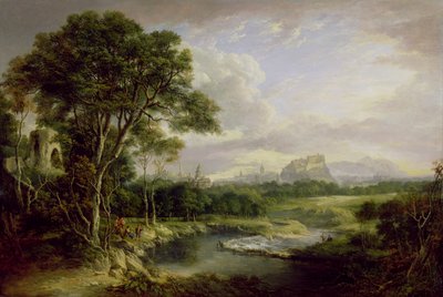 Utsikt over byen Edinburgh, ca. 1822 (olje på lerret) av Alexander Nasmyth