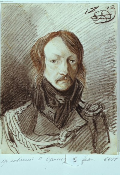 Portrett av Alexei Pavlovich Lanskaya 1789-1855, 1813 av Alexander Osipovich Orlowski