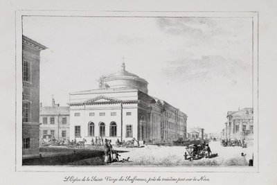 The Church of Joy of all who sorg Series Views of Saint Petersburg, 1820s av Alexander Pluchart