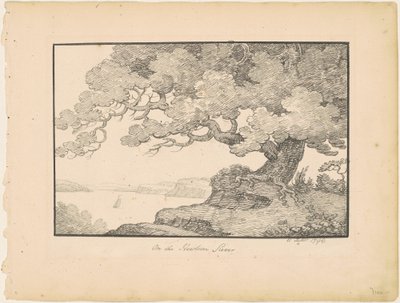 Ved Hudson River av Alexander Robertson