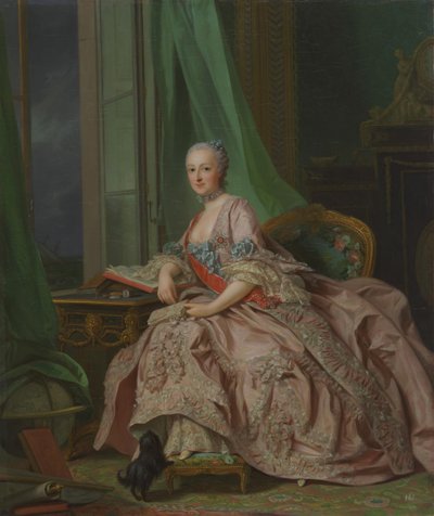 Anastasia Ivanovna, prinsesse av Hessen-Homburg 1700-1755, født grevinne Trubetskaya, 1757 av Alexander Roslin