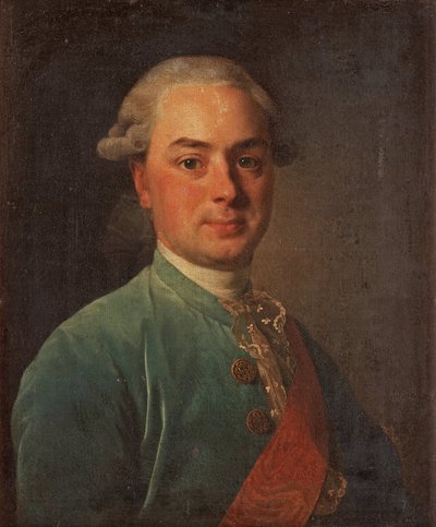 Portrett av The Gant Ivan Ivanovich Shunlov 18-19, 18 av Alexander Roslin