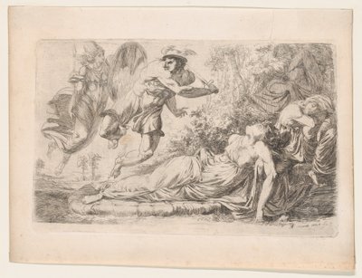 Perseus og den sovende medusa av Alexander Runciman