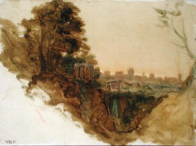 Tivoli (akvarell på papir) av Alexander Runciman