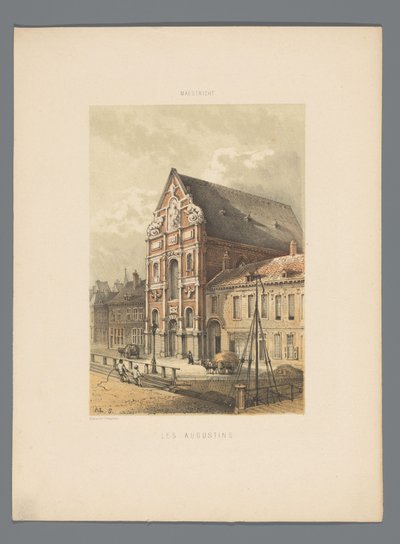 Augustinerkirken i Maastricht Les Augustins (tittel på objekt) Monuments de Maastricht (serietittel) av Alexander Schaepkens