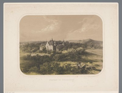 Schaesberg slott Chateau de Schaesberg (tittel på objekt) Rolduc et ses environs (serietittel) av Alexander Schaepkens