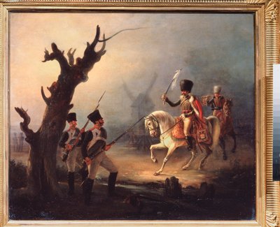 The Turkish Envoys (Truce Envoys) - Maleri av Alexander Schwabe (1818-1872), olje på lerret av Alexander Schwabe