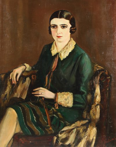 Portrett av Lilya Brik 1891-1978, 1921 av Alexander Silins