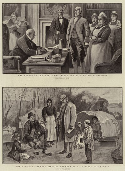 Folketellingen i West End, med historien om husholdningen hans, folketellingen i det ydmyke liv, en teller i et sigøynerleir av Alexander Stuart Boyd