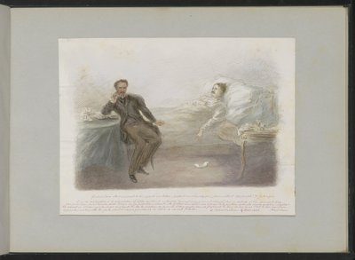 Gustave Doré på dødsleiet av Alexander Ver Huell