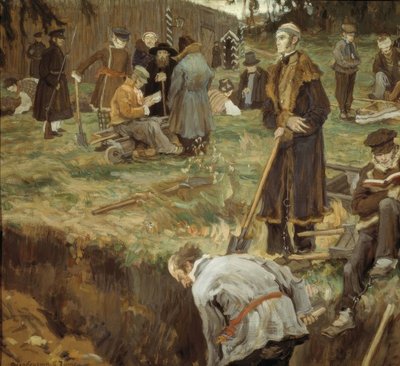 Decembrists i Chita av Alexander Viktorowitsch Morawow