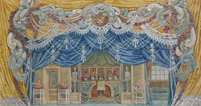 Scenedesign, 1920-tallet. av Alexander Yakovlevich Golovin