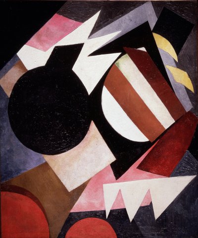 Konstruktivistisk stilleben, 1917 av Alexandra Alexandrowna Exter