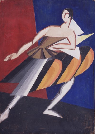 Kostymedesign, 1920 av Alexandra Alexandrowna Exter