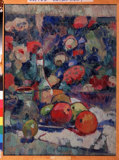 ""Nature morte"" Peinture d'Alexandra Alexandrovna Exter (1882-1949) 1909-1910 Statens museum for historie og kunst Serpoukhov av Alexandra Alexandrowna Exter