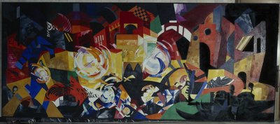 Venezia, 1918 av Alexandra Alexandrowna Exter