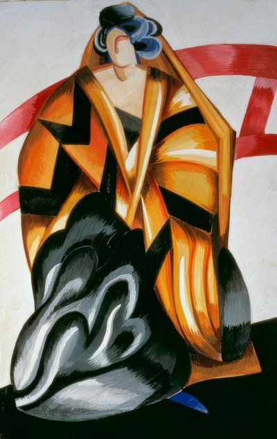 Sykepleierfigur for forestillingen, Moskva, Kamerny Theatre, 17. mai 1921 av Alexandra Alexandrowna Exter