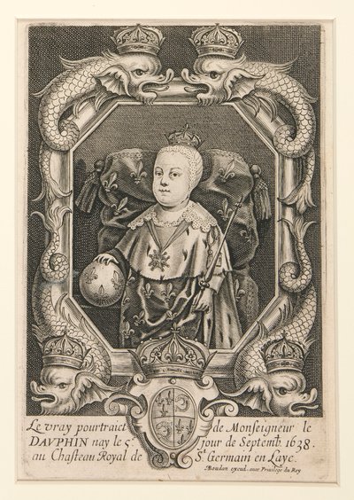 Portrett av Louis XIV som Dauphin (Le vray pourtraiet de Monseigneur le Dauphin av Alexandre Boudan