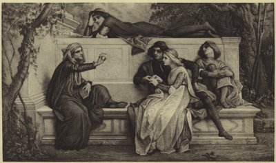 En florentinsk poet (fotogravyr) av Alexandre Cabanel