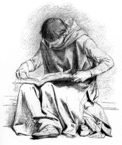 Studie for The Education of St Louis Pantheon, c1880-1882. av Alexandre Cabanel