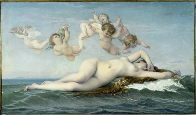 The Birth of Venus - oil on canvas av Alexandre Cabanel