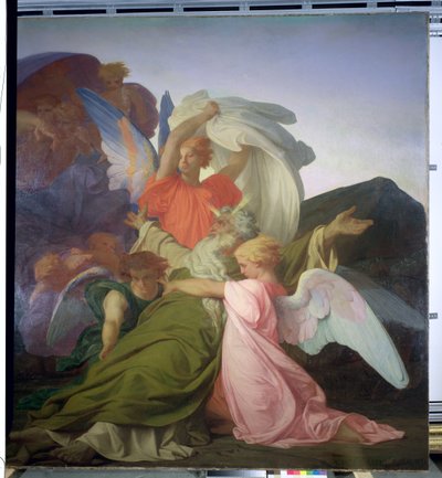 The Death of Moses, 1851 (detalj av 225068) av Alexandre Cabanel