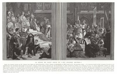The Reign of Saint Louis, eller hans store verk av Alexandre Cabanel