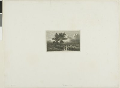 Alpint landskap av Alexandre Calame