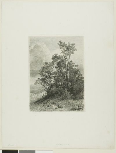 Alpint landskap av Alexandre Calame