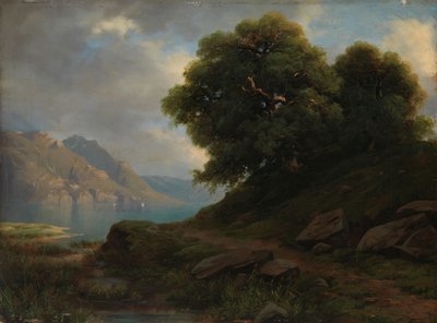 Alpelandskap av Alexandre Calame