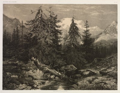 Alpestrøm av Alexandre Calame