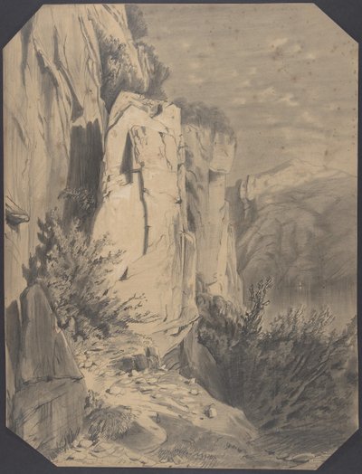 Forets et Montagnes., tidlig til midten av 1800-tallet. av Alexandre Calame