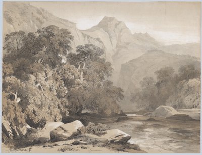 Landskap, 1800-tallet. av Alexandre Calame