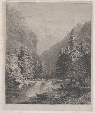 Landskap, 1800-tallet. av Alexandre Calame