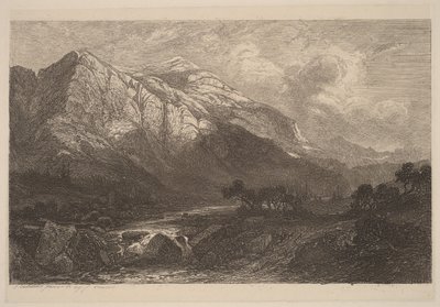 Fjellbekk av Alexandre Calame