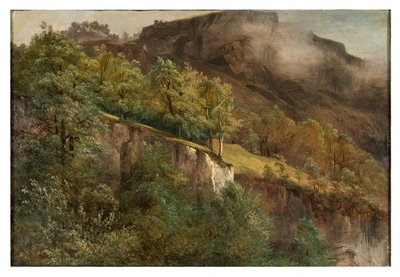 Fjellandskap i Valais av Alexandre Calame