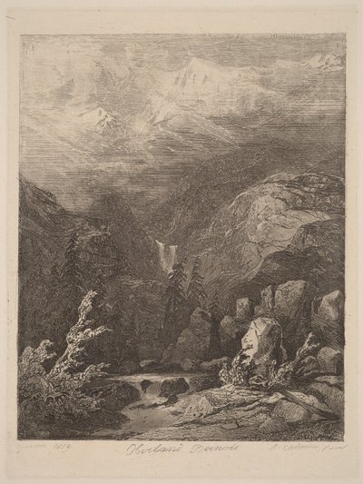 Berner Oberland av Alexandre Calame