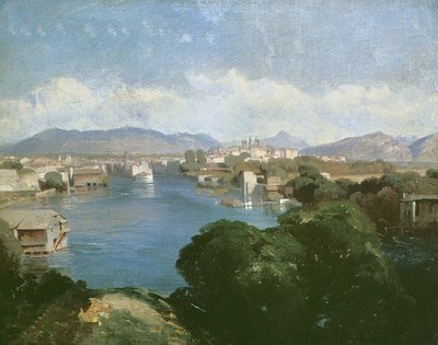 Saint-Jean-Sur, Genève (olje på lerret) av Alexandre Calame