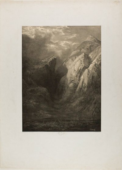 Alpene, fra forskjellige landskapssteder av Alexandre Calame