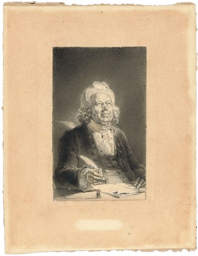 Portrett av Philippe Néricault Destouches av Alexandre Evariste Fragonard