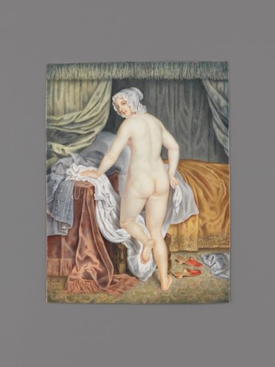 En dame som går til sengs, etter J. Van Loo (maleri) av Alexandre Fiocchi